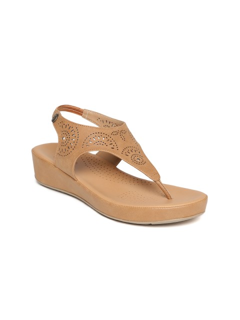 

Lee Cooper Women Tan Flatforms