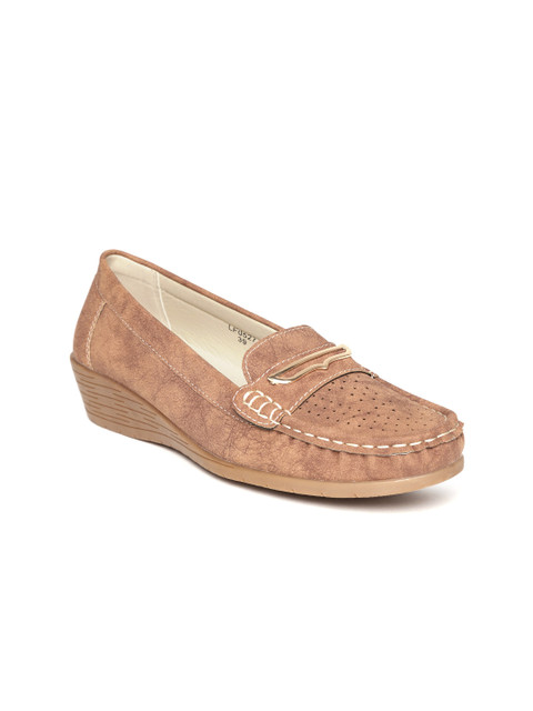

Lee Cooper Women Brown Loafers