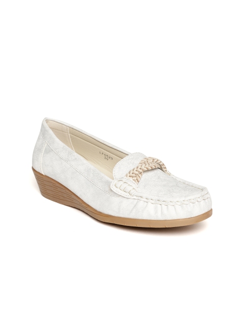 

Lee Cooper Women White Loafers