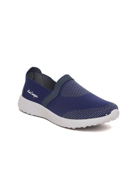 

Lee Cooper Women Navy Blue Woven Design Slip-On Sneakers