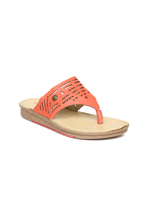 

Lee Cooper Women Red Solid Synthetic T-Strap Flats