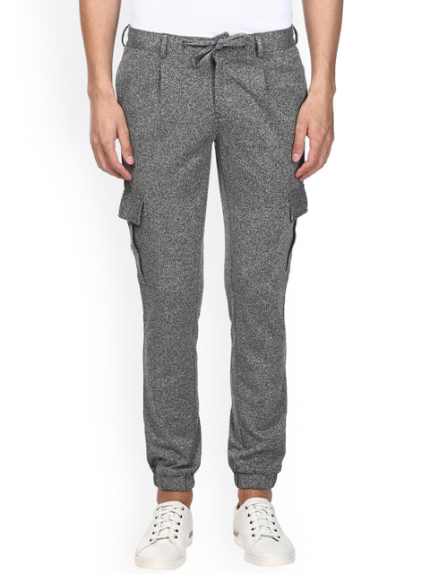 

ColorPlus Men Grey Regular Fit Solid Joggers
