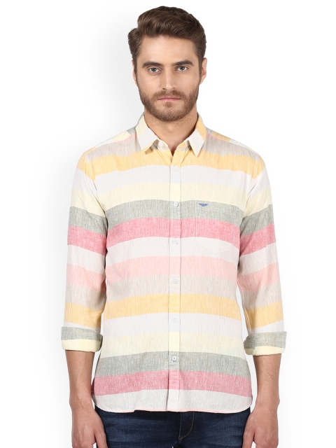 

Park Avenue Men Multicoloured Slim Fit Solid Casual Shirt, Multi