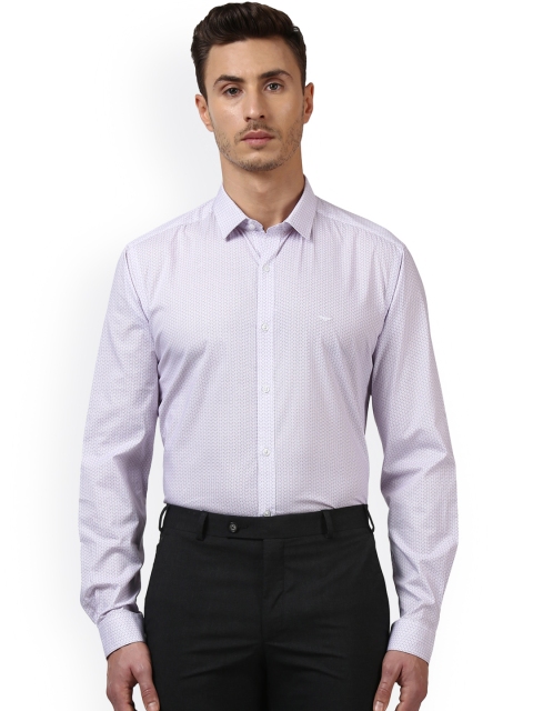 

Park Avenue Men Purple Slim Fit Printed Formal Shirt