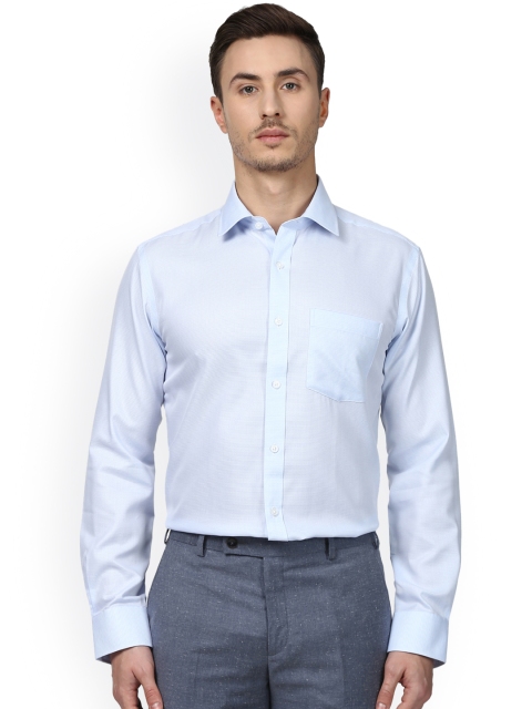 

Park Avenue Men Blue Regular Fit Striped Formal Shirt