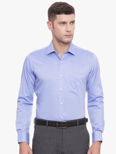 

Van Heusen Men Blue Slim Fit Solid Formal Shirt