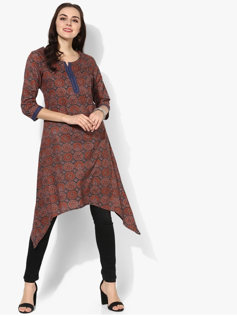 

Sangria Women Multicoloured Printed A-Line Kurta, Multi