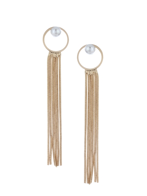 

Kazo Gold-Toned Contemporary Drop Earrings