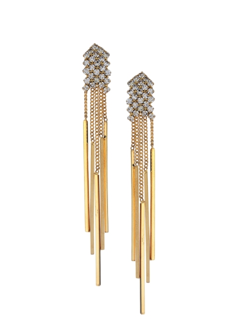 

Kazo Gold-Toned Contemporary Drop Earrings