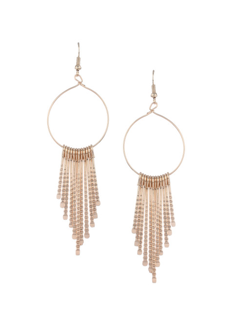 

Kazo Gold-Toned Contemporary Drop Earrings