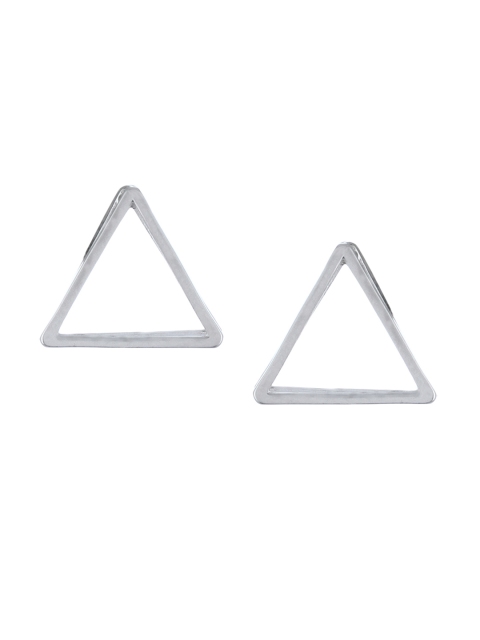 

Kazo Silver-Toned Triangular Studs