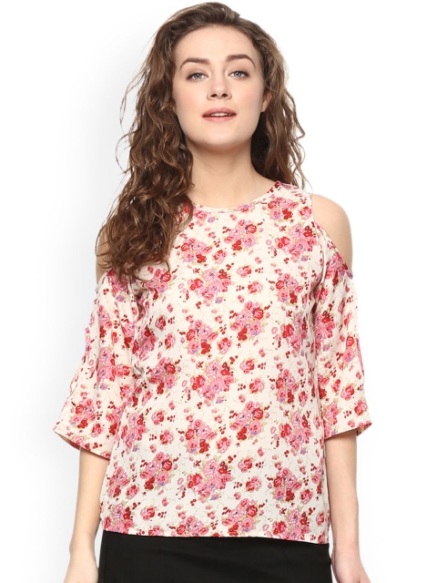 

Mayra Women Pink Printed Top