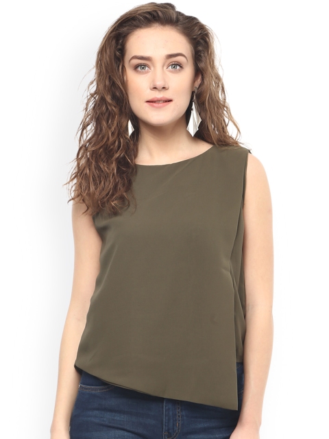 

Mayra Women Green Solid Top