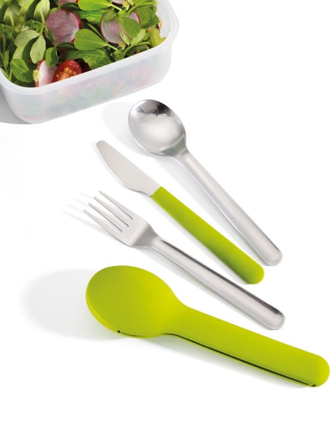 

Joseph Joseph GoEat Compact Stainless Steel Cutlery Set, Green
