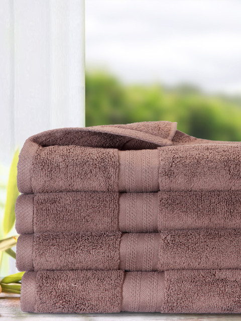 

BIANCA Set of 4 Brown 500 GSM Bath Towels