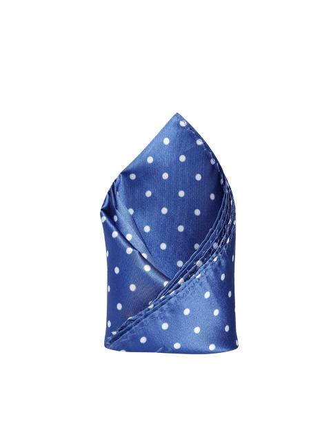 

Alvaro Castagnino Blue & White Polka-Dotted Pocket Square