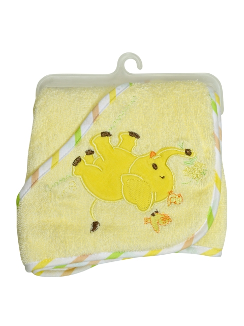 

Kiwi Kids Yellow Hooded Bath Towel