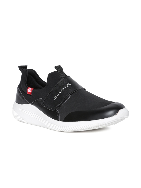

Duke Men Black Slip-On Sneakers