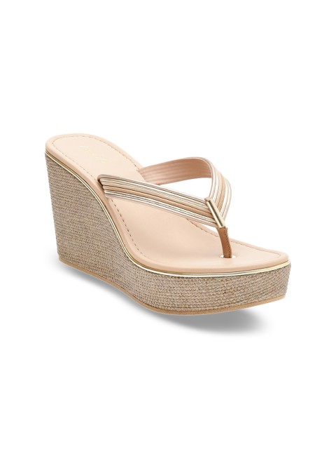 

ALDO Women Beige Solid Sandals