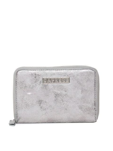

Caprese Women Grey Solid Passport Holder