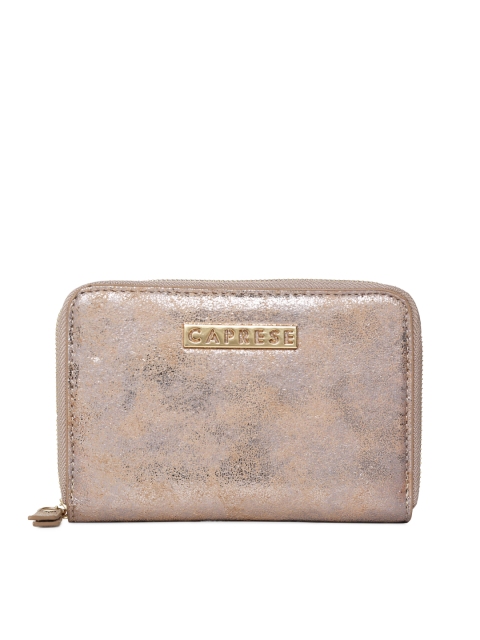 

Caprese Women Gold-Toned Solid Passport Holder