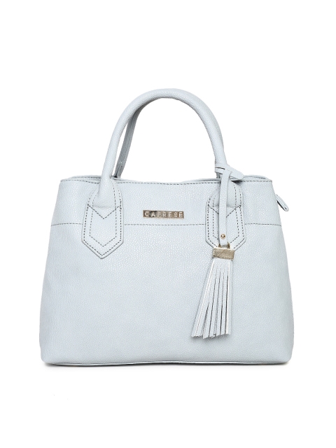 

Caprese Grey Solid Handheld Bag