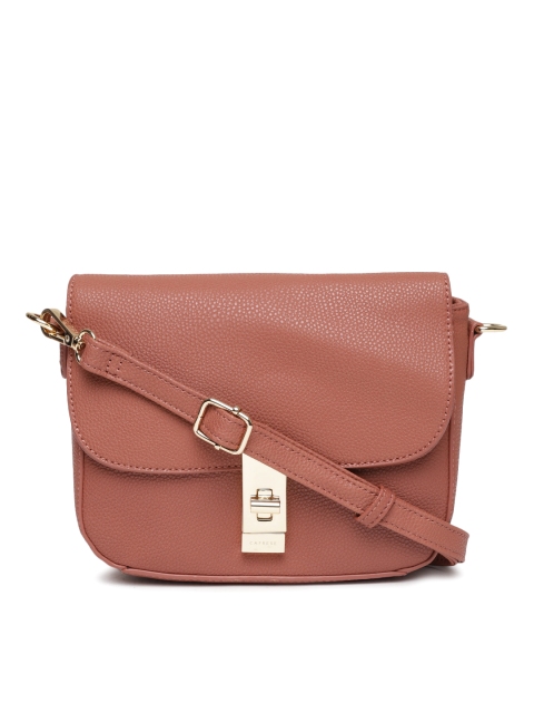

Caprese Brown Solid Sling Bag