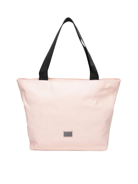 

Caprese Pink Solid Shoulder Bag