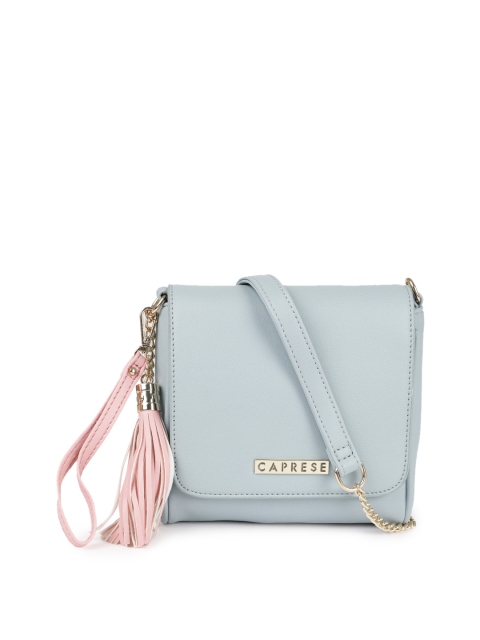 

Caprese Grey Solid Sling Bag