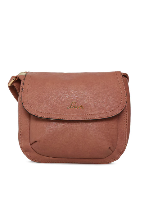 

Lavie Pink Solid Sling Bag