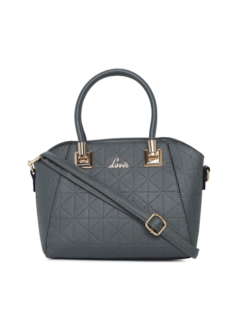 

Lavie Grey Solid Handbag