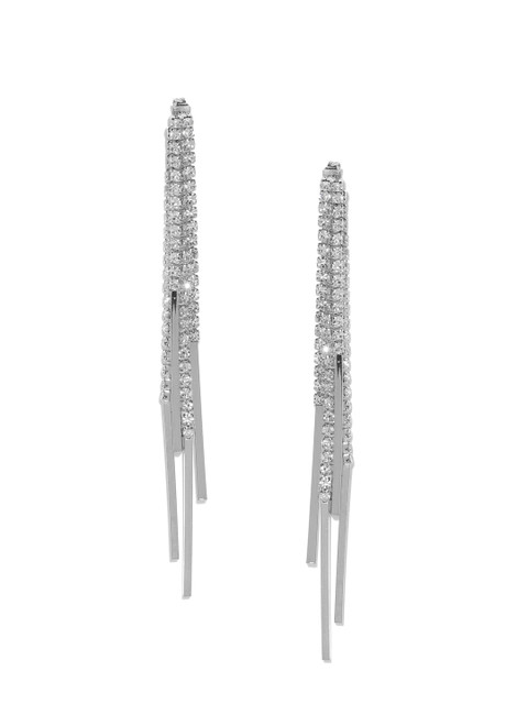 

Ayesha Silver-Toned Contemporary Drop Earrings