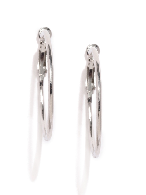 

Ayesha Silver-Toned Hoop Earrings