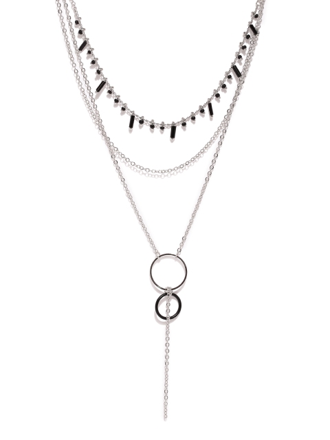 

Ayesha Silver-Toned Metal Chain