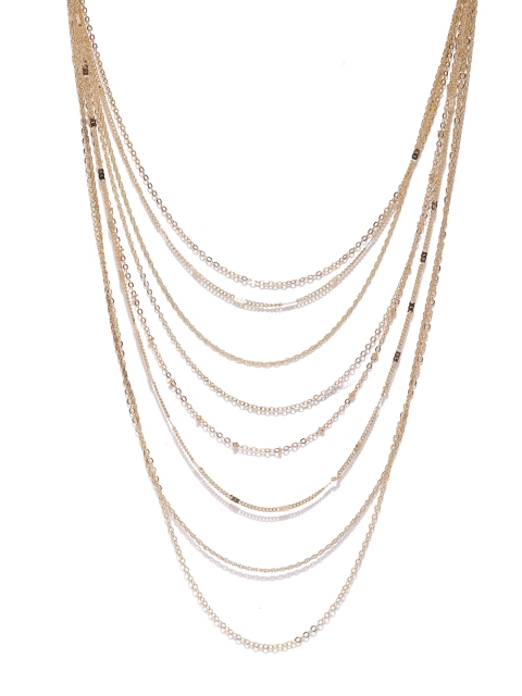 

Ayesha Women Gold-Toned Metal Layered Necklace