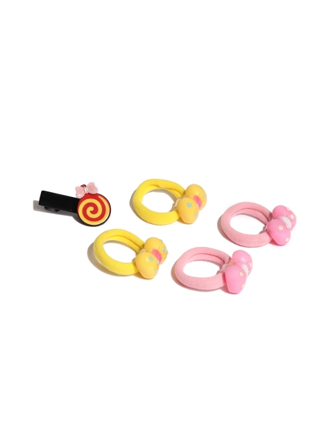 

Toniq Kids Hair Accessory Set of 5, Pink