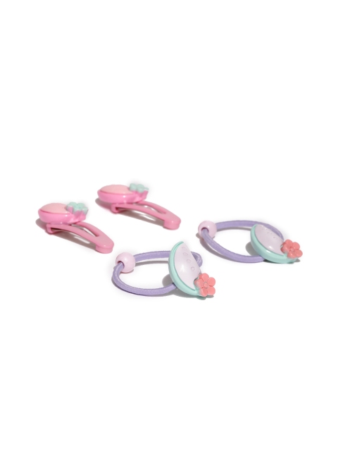 

Toniq Kids Set of 4 Hair Accessory Set, Pink