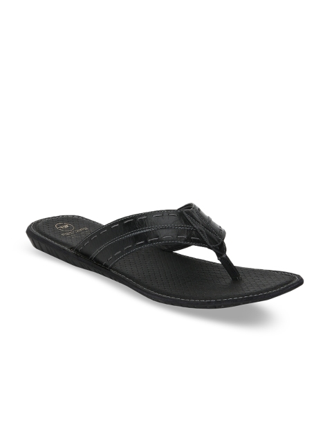 

Red Tape Men Black Comfort Leather Sandals