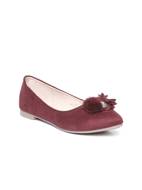 

Jurado Women Maroon Synthetic Ballerinas