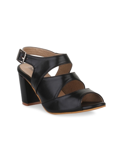 

Bruno Manetti Women Black Solid Sandals