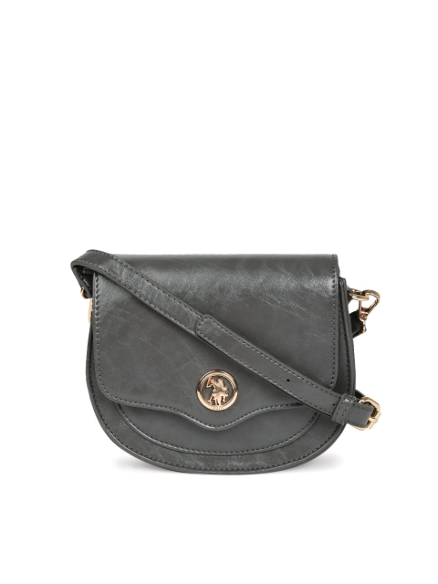 

U.S. Polo Assn. Women Grey Solid Sling Bag