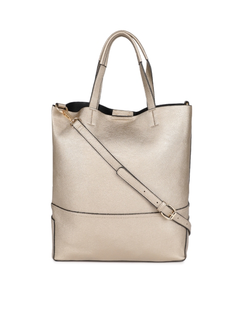 

U.S. Polo Assn. Women Gold-Toned Solid Shoulder Bag