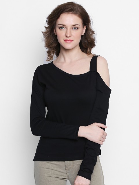 

The Dry State Women Black Solid Top