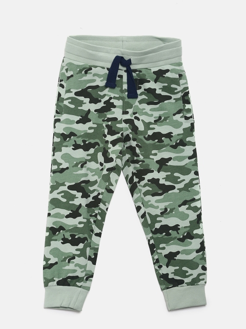 

U.S. Polo Assn. Kids Boys Green Camouflage Print Joggers