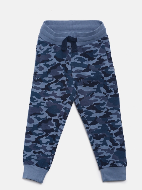 

U.S. Polo Assn. Kids Boys Blue Camouflage Print Joggers