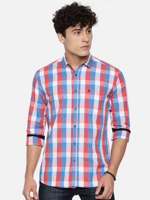 

British Club Men Multicoloured Regular Fit Checked Casual Shirt, Multi