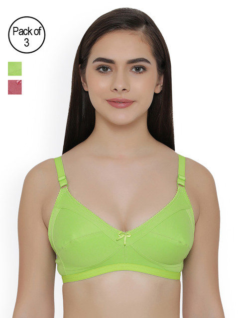 

Clovia Pack Of 2 Bra, Green