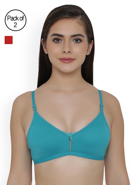 

Clovia Pack Of 2 Bra, Green