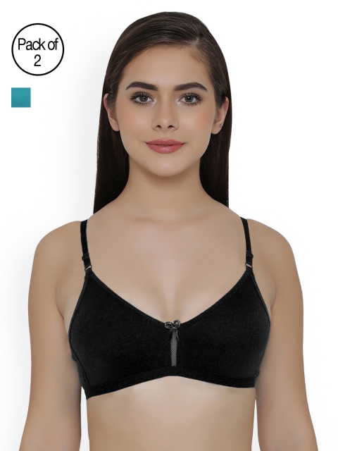 

Clovia Pack Of 2 Bra, Green