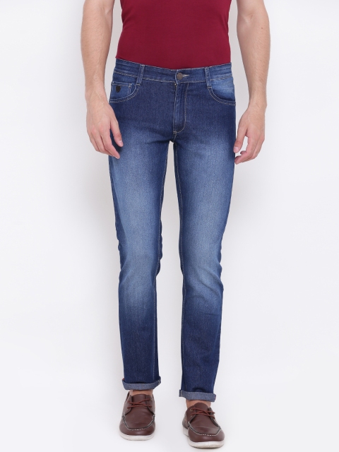 

John Players Men Blue Skinny Fit Mid-Rise Clean Look Stretchable Jeans